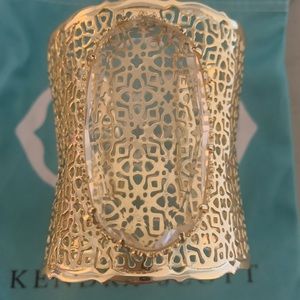 Kendra Scott clear cuff bracelet